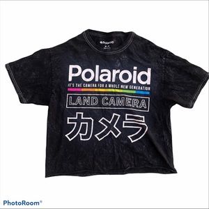 Poloroid camera tee shirt